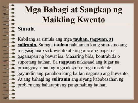 Ang Maikling Kwento Ano Ang Maikling Kwento Sangay