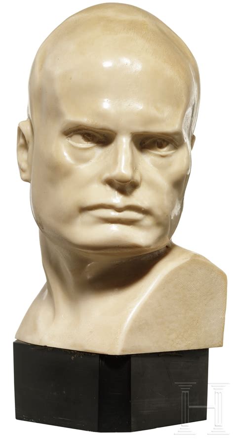 A Portrait Bust Of Benito Mussolini 193040ies Barnebys