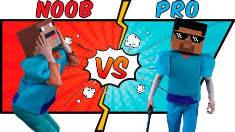 Minecraft In Real Life Noob Vs Pro Battle Mirl Youtube