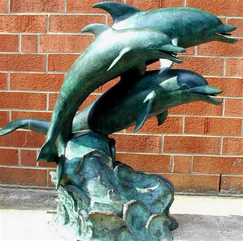 Six Dolphins Stainless Steel Statue Sculpture Animal Sculpture