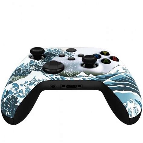 The Great Wave Xbox One Series Sx Custom Un Modded Controller Unique