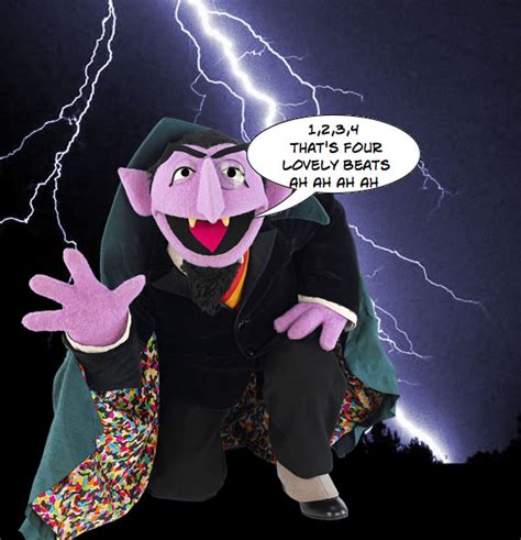 Sesame Street Count Dracula Cartoon