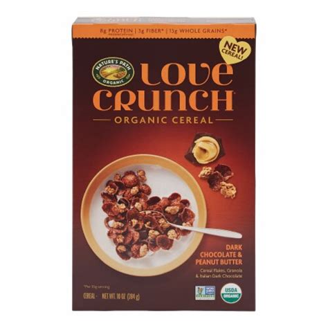 Nature S Path Organic Love Crunch Dark Chocolate Peanut Butter Cereal