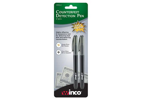 You may think that buying a counterfeit money detector is a waste. Counterfeit Detection Pen | Winco
