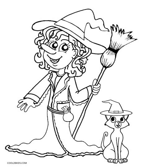 Printable Witch Coloring Pages For Kids Cool2bkids