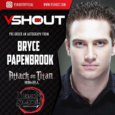 Bryce Papenbrook Vshout Autograph Pre Order