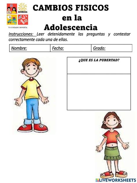 Cambios Fisicos En El Cuerpo Worksheet Cambio F Sico F Sica Leer