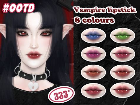 The Sims Resource Vampire Lipstick