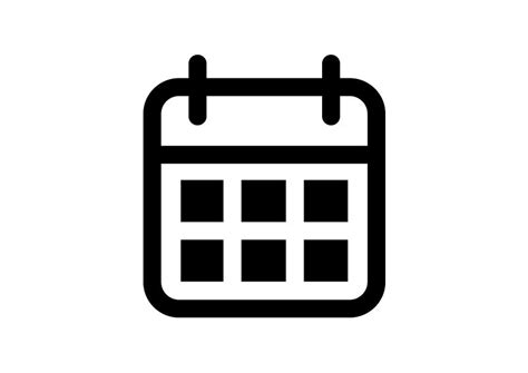 Download Calendar Outline Free Vector Icon - SuperAwesomeVectors