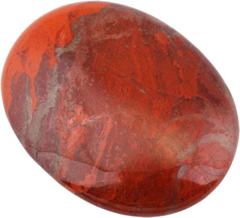 Mookaitedecor Pack Of 2 Natural Red Jasper Crystal Palm Worry Stones
