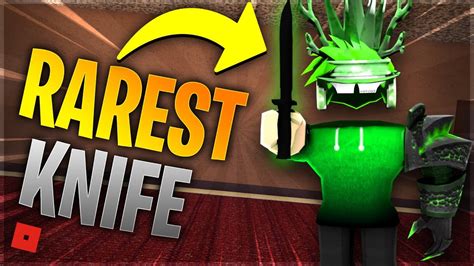 Top 10 Rarest Knives In Mm2 Roblox Murder Mystery 2 Youtube