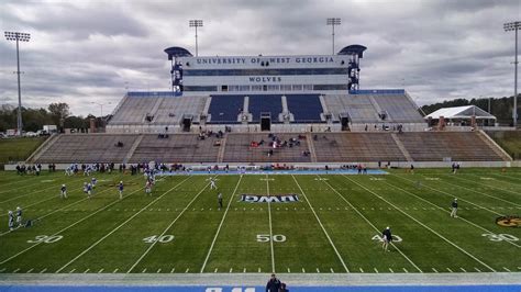Most recent games and any score since 1869. #177: University of West Georgia University Stadium ...