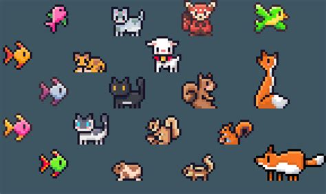 Devlog Animal Pixel Art Pack By Mariaparragames