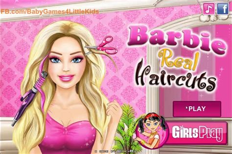 Barbie Games To Play Barbie Real Haircut Barbie Games Youtube