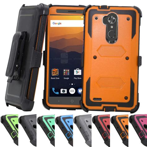 Heavy Duty Shockproof Hybrid Armor Case With Belt Clip Holster Cover