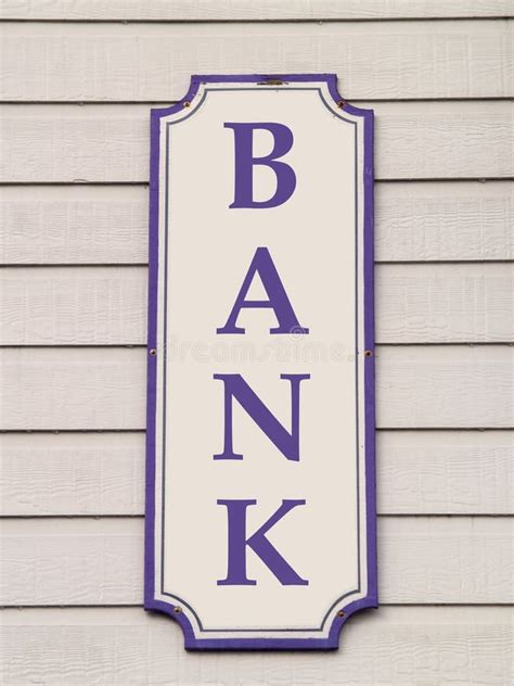 Bank Sign Stock Photo Image Of Advertisement Bank Warning 4870930