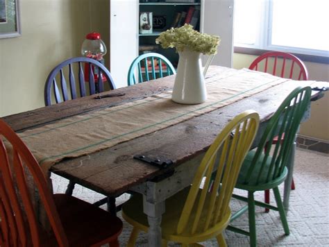 Old fashioned kitchen table vintage kitchen remodeling. Mason Bay: Barn Door Table