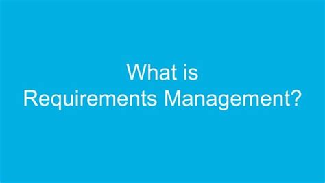 Requirements Management And Traceability For Iiba