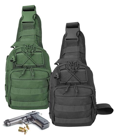 Nylon Tactical Conceal Carry Crossbody Pistol Gun Go Bag Etsy