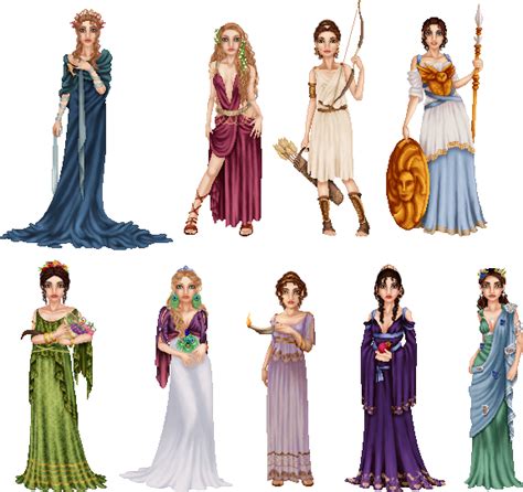 Greek Goddesses By Ladyaraissa On Deviantart