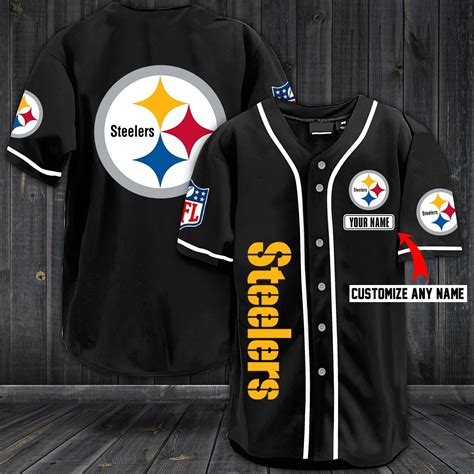Personalized Nfl Pittsburgh Steelers Baseball Jersey Sunny Shirt Hg Hot