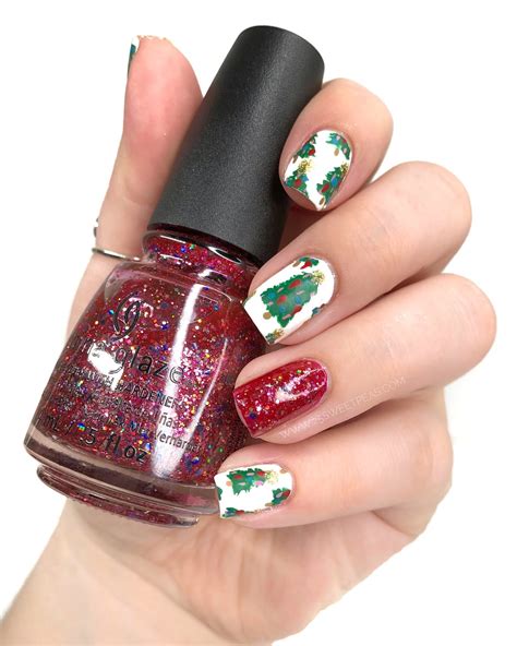 Christmas Nails Christmas Tree Nail Art — 25 Sweetpeas