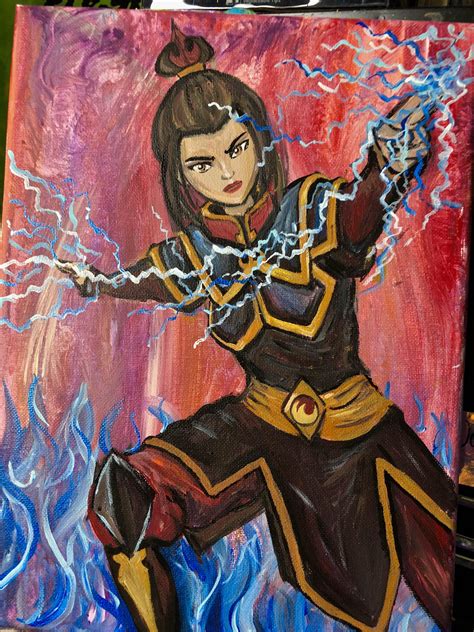 My Azula Painting I Did Last Night Any Constructive Criticism Is Welcome I Find I Took So Much