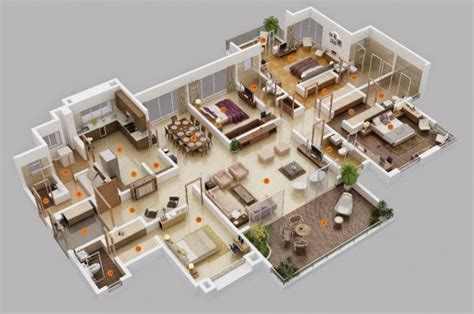 4 Bedroom Apartment and Home Design | The Minimalist Home