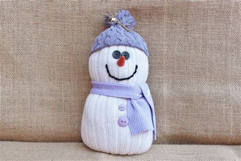Sweater Snowgirl Snowman Craft Night Christmas Ornaments