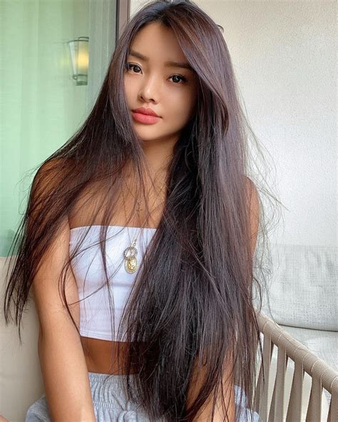 Instagram Silky Smooth Hair Long Black Hair Chinese Actress Girls Dp Stylish Girl