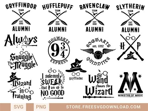 Harry Potter SVG Bundle 2 (FSD-J3) - Store Free SVG Download