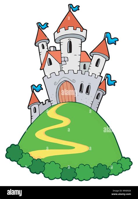 Fairy Tale Castle Stock Vector Image And Art Alamy