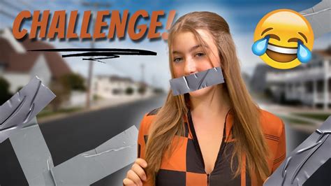 Duct Tape Challenge Gone Wrong Claire Rocksmith Youtube