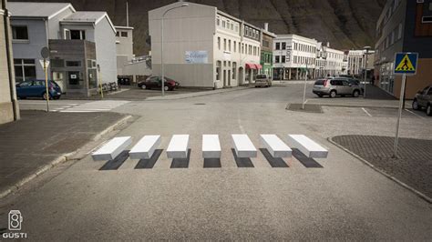 Cities Around The Globe Are Testing 3d Crosswalks To Slow Down Drivers