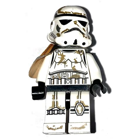 Lego Stormtrooper Avec Orange Pauldron Re Breather Dirt Stains