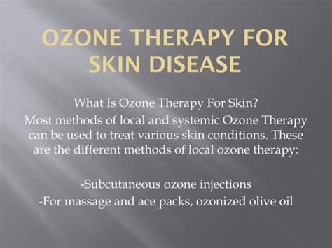 Ozone Therapy For Skin Disease By Ozone Therapy Issuu