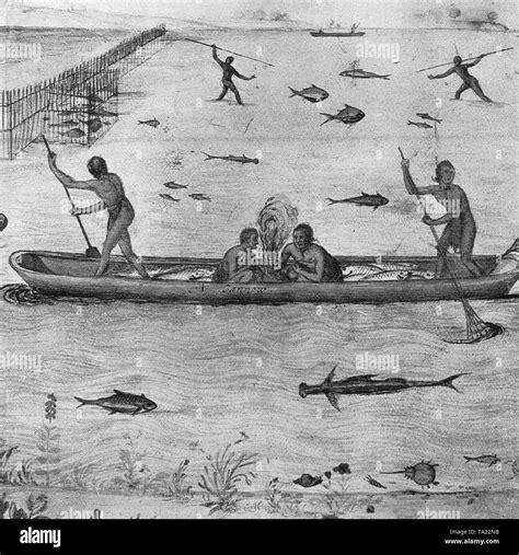 Native Americans Fishing