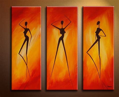 Modern Oil Paintings On Canvas Abstract Painting Set09063 [set09063] 60 00 Modern Oil