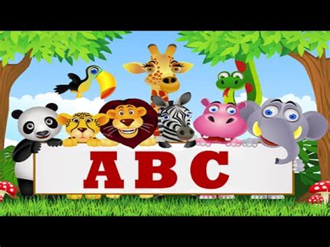 Abc song and alphabet song with most common wild animals and birds. ABC ANIMALS SONG FOR CHILDREN - Music for Kids - Baby ...