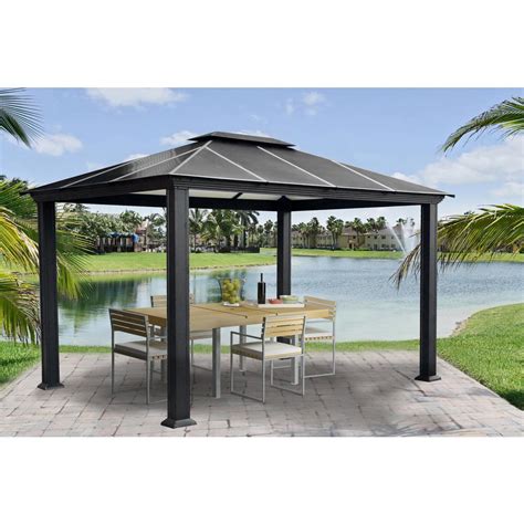 When your outdoor space can use a little shade, pick up a gazebo or outdoor canopy from ace. UPC 701762726039 - STC Gazebos 10 ft. x 13 ft. Newport ...