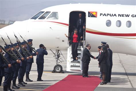 Papua New Guinea Leader´s Arrival Apec