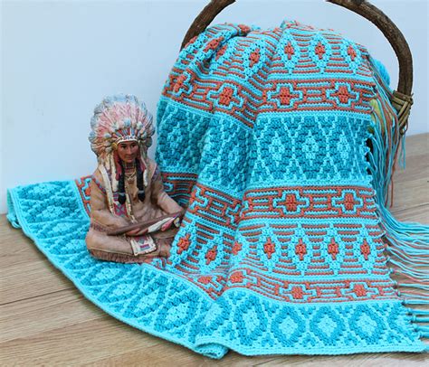 Ravelry Native American Inspired Afghan Pattern By Carol