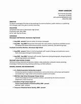 Images of High School Student Resume Objective Examples