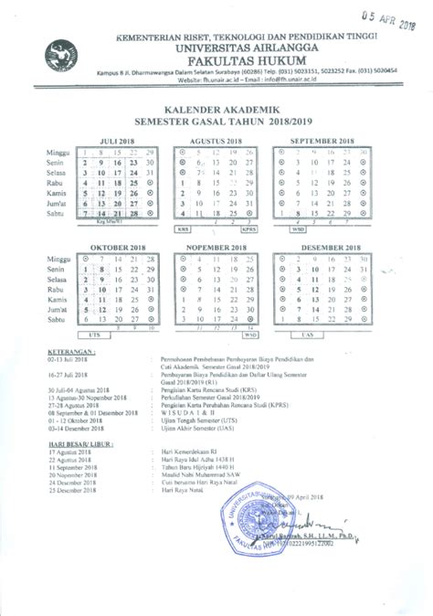 Silahkan klik disini untuk download file kalender akademik itn malang tahun ajaran 2020/2021. KALENDER AKADEMIK - Fakultas Sarjana FH UNAIR