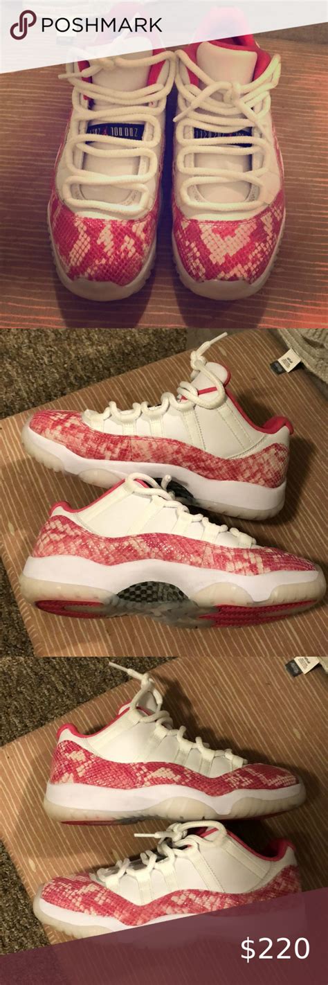 Womens Nike Air Jordan 11s Pinksnakeskin
