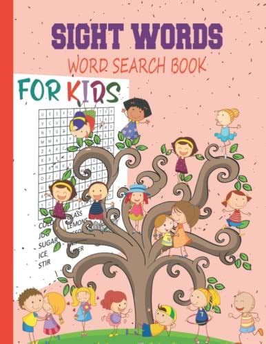 Sight Words Word Search Book For Kids High Frequency Words Activity