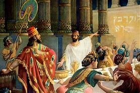 Image result for king belshazzar is slain in the bible