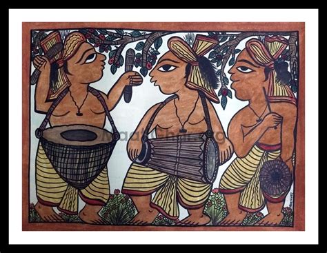 Paitkar Tribal Folk Paintings Of Jharkhand The Cultural Heritage Of India