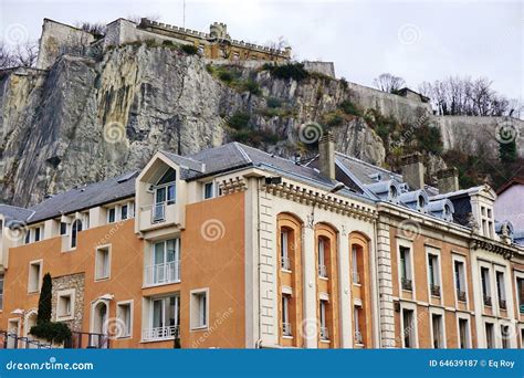 The Town Of Grenoble The Capital Of The French Department Of Isere