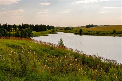 Beauty Of Nature River And Horizon Stock Photo Image Of Horizon